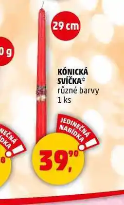 Penny Market KÓNICKÁ SVÍČKA, 1 ks nabídka