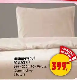 Penny Market MIKROPLYŠOVÉ POVLEČENÍ, 1 balení nabídka