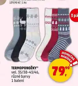 Penny Market TERMOPONOŽKY, 3 páry nabídka