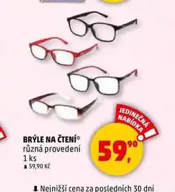 Penny Market BRÝLE NA ČTENÍ, 1 ks nabídka