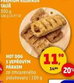 Penny Market HOT DOG S VEPŘOVÝM PÁRKEM, 100 g nabídka