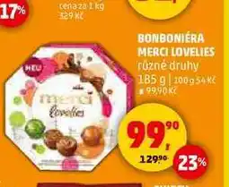 Penny Market BONBONIÉRA MERCI LOVELIES, 185 g nabídka