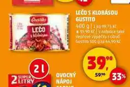 Penny Market LEČO S KLOBÁSOU GUSTITO, 400 g nabídka
