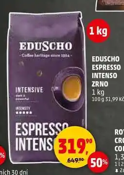 Penny Market EDUSCHO ESPRESSO INTENSO ZRNO, 1 kg nabídka