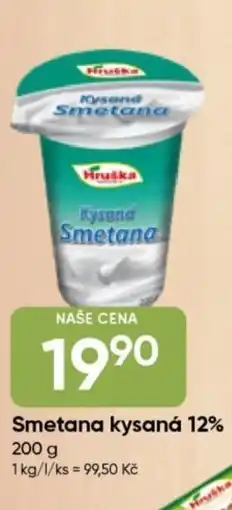Hruška Hruška Smetana kysaná 12% nabídka