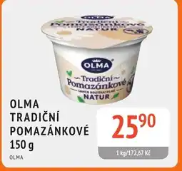 Coop hb OLMA Tradiční pomazánkové nabídka
