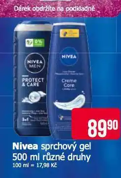 Teta Nivea sprchový gel nabídka