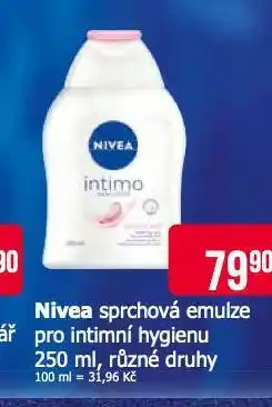 Teta Nivea sprchová emulze nabídka