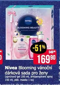 Teta Nivea blooming vánoční dárková sada pro ženy nabídka