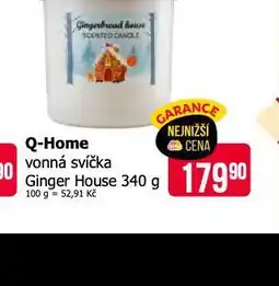 Teta Q home vonná svíčka ginger house nabídka