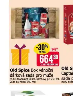 Teta Old spice box vánoční dárková sada pro muže nabídka