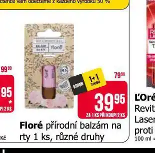 Teta Floré přírodní balzám na rty nabídka