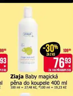 Teta Ziaja baby magická pěna do koupele nabídka