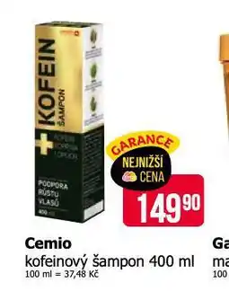 Teta Cemio kofeinový šampon nabídka