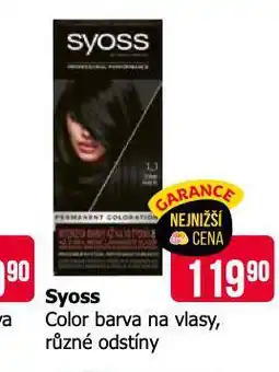 Teta Syoss color barva na vlasy nabídka