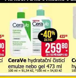 Teta Cerave hydratační čistící emulze nebo gel nabídka