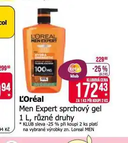Teta Loreaĺ men expert sprchový gel nabídka