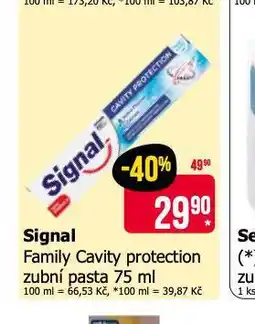 Teta Signal family zubní pasta nabídka