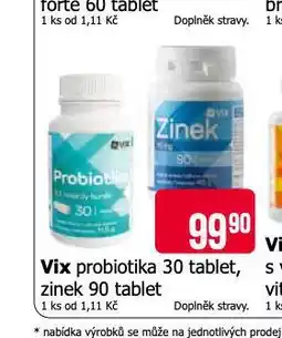 Teta Vix probiotika nabídka