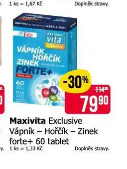 Teta Maxivita exclusive vápník - hořčík - zinek nabídka