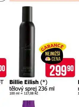 Teta Billie eilish tělový sprej nabídka