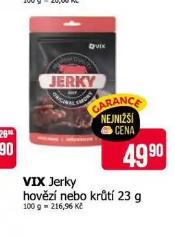 Teta Vix jerky nabídka