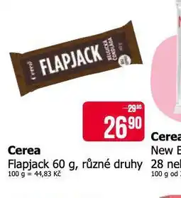 Teta Cerea flapjack nabídka