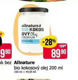 Teta Allnature kokosový olej nabídka
