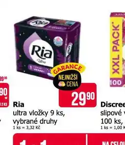 Teta Ria ultra vložky nabídka