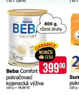 Teta Beba comfort pokračovací kojenecká výživa nabídka