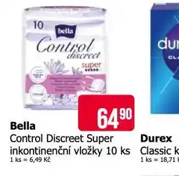 Teta Bella control discreet super inkontinenční vložky nabídka