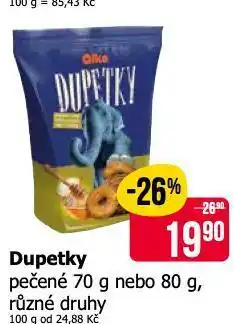 Teta Dupetky pečené nabídka