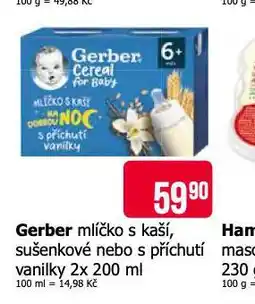 Teta Gerber mlíčko s kaší nabídka