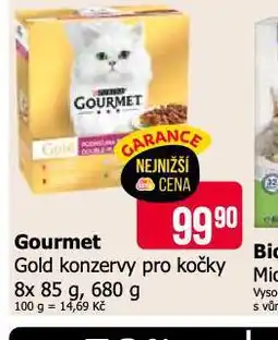 Teta Gourmet gold konzerva pro kočky nabídka