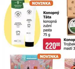 Teta Konopný táta konopná zubní pasta nabídka