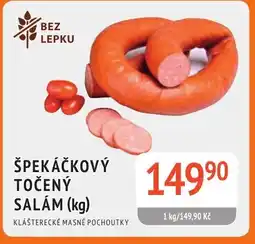 Coop hb Špekáčkový točený salam nabídka