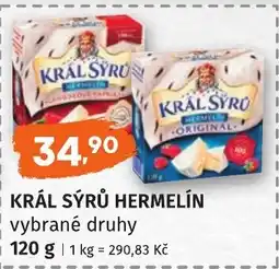Coop hb Král Sýrů Hermelín nabídka