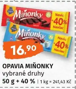 Coop hb Opavia Miňonky nabídka