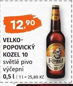 Coop hb Velkopopovický Kozel 10 nabídka
