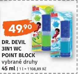 Coop hb Dr. Devil 3in1 WC point block nabídka