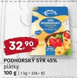 Coop hb Ranko Podhorský sýr 45% nabídka