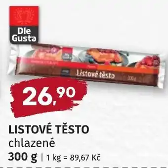 Coop hb Listové těsto nabídka
