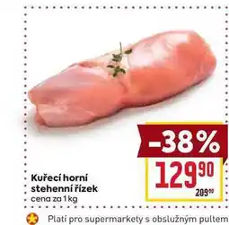 Billa Kuřecí horní stehenní řízek cena za 1 kg nabídka