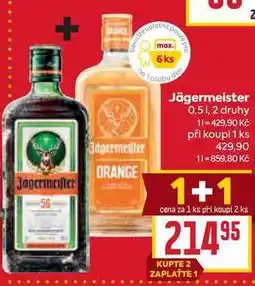 Billa Jägermeister 0,5l nabídka