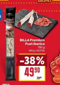 Billa BILLA Premium Fuet Iberico 150 g nabídka