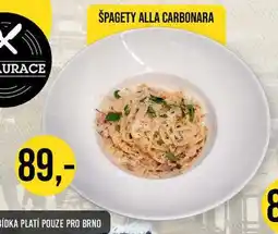 Jip ŠPAGETY ALLA CARBONARA 1 porce nabídka