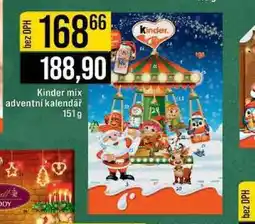 Jip Kinder mix adventní kalendář 151 g nabídka