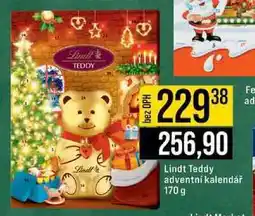 Jip Lindt Teddy adventní kalendář 170 g nabídka