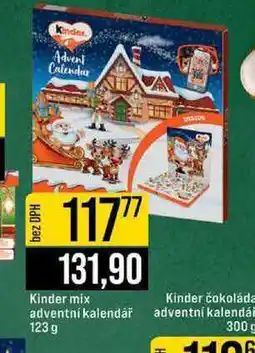 Jip Kinder mix adventní kalendář 123 g nabídka
