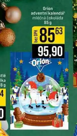 Jip Orion adventní kalendář mléčná čokoláda 85 g nabídka